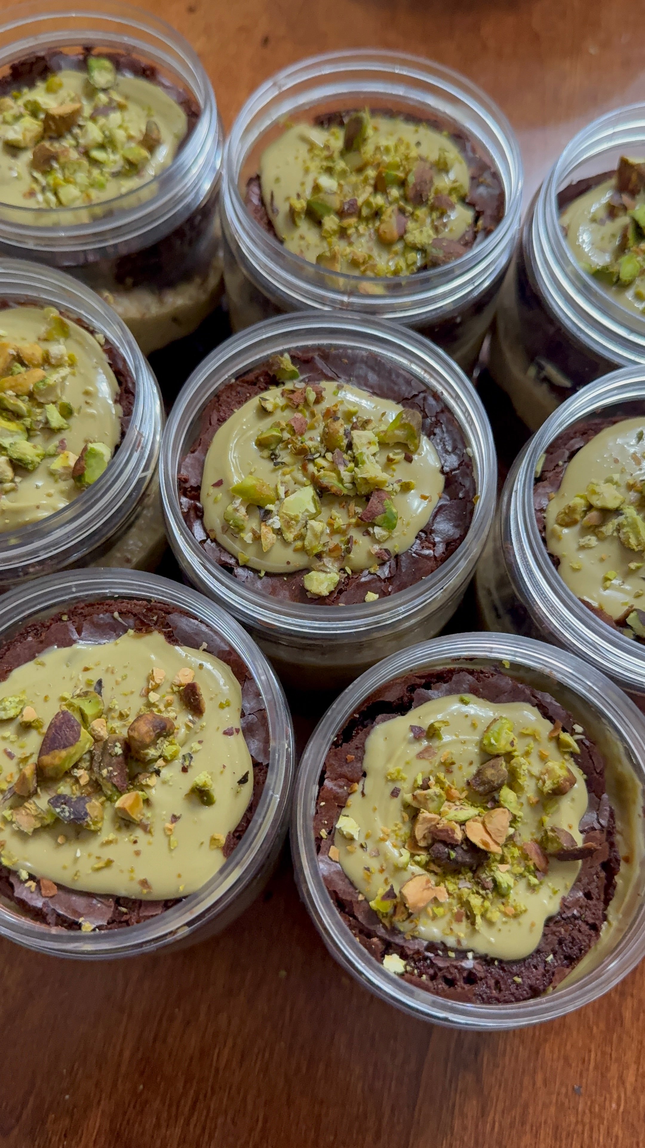 Pistachio Brownie Jar